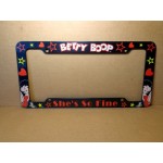 Betty Boop License Plate Frame Pvc She's So Fine Design.